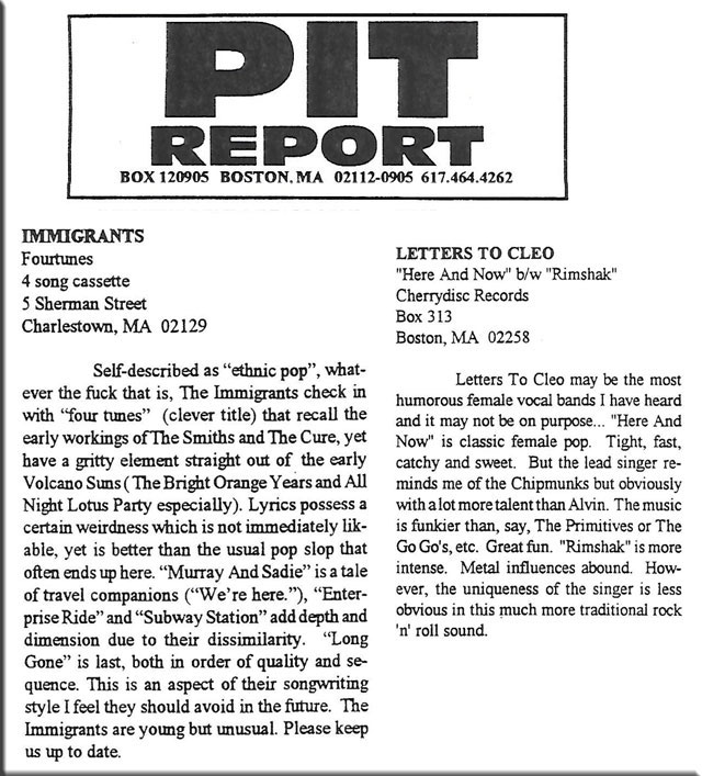 Pit Report